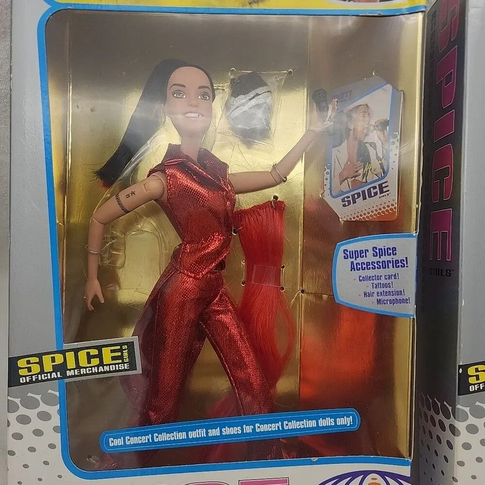 Action Figure SPICE GIRLS Rare Concert Collection DOLL GALOOB 1998 Mel C & Emma